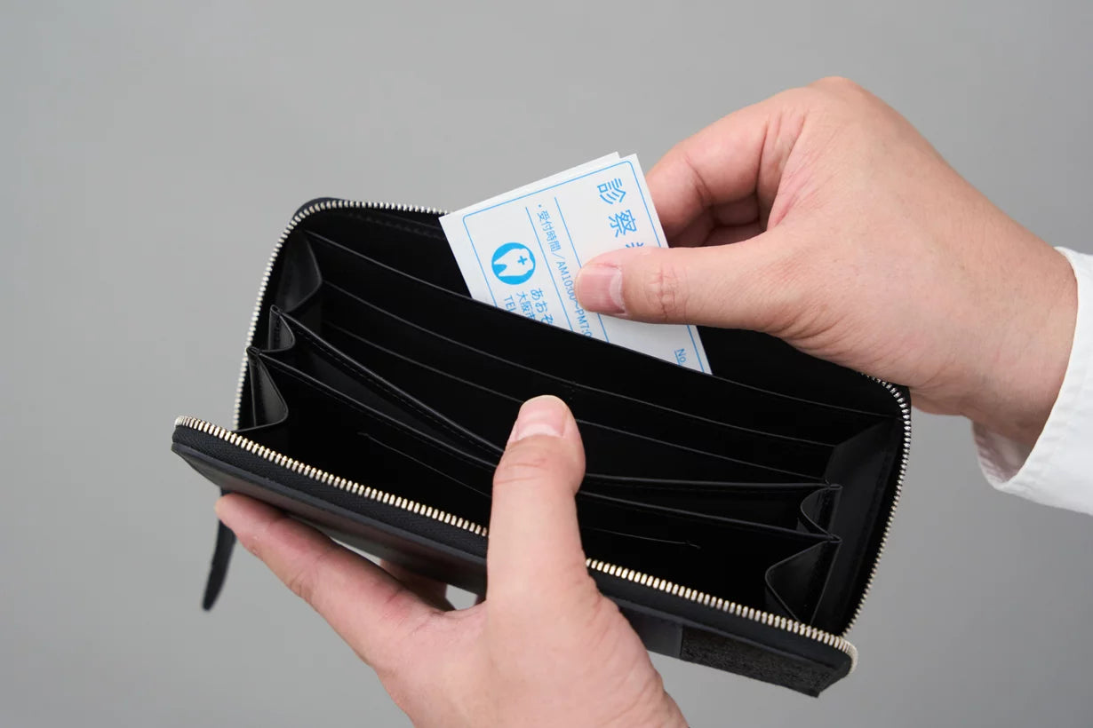 Orizzonte #01 ラウンドファスナーウォレット