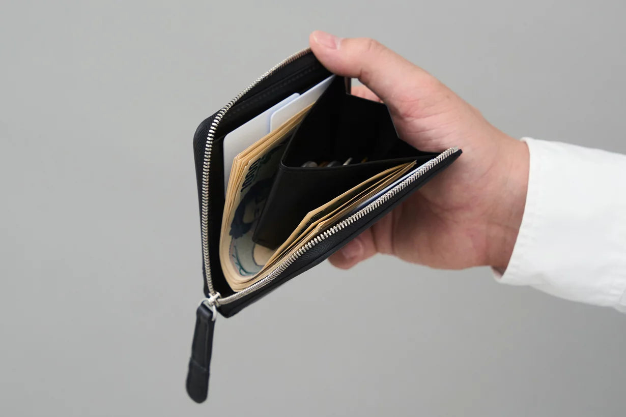 Orizzonte #04 L-zipスクエアウォレット