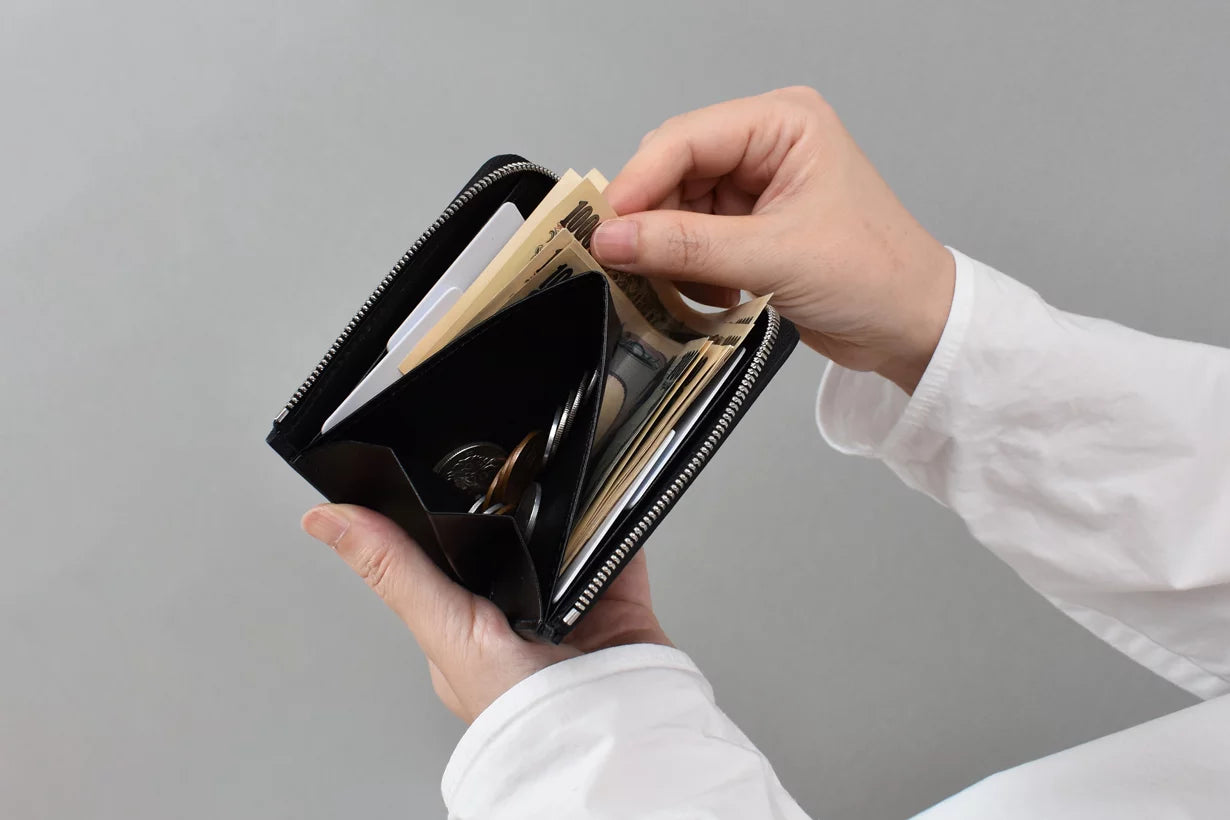 Orizzonte #04 L-zipスクエアウォレット