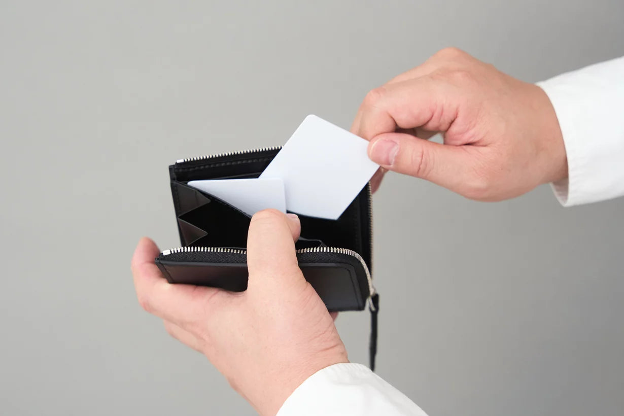 Orizzonte #04 L-zipスクエアウォレット