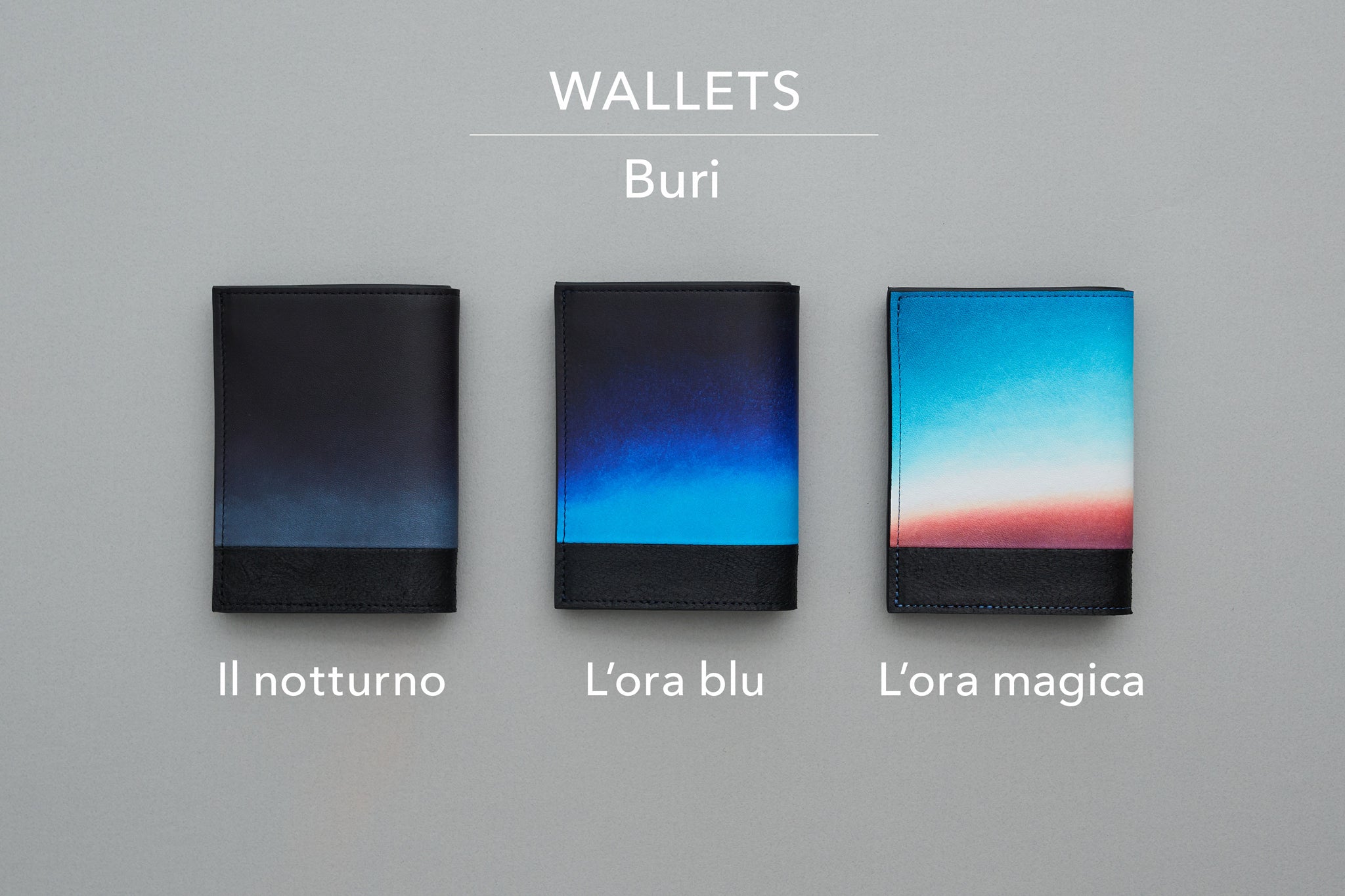 Orizzonte #03 コンパクト二つ折りギャルソンウォレット