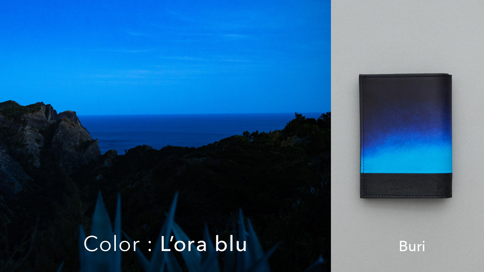 Orizzonte #03 コンパクト二つ折りギャルソンウォレット