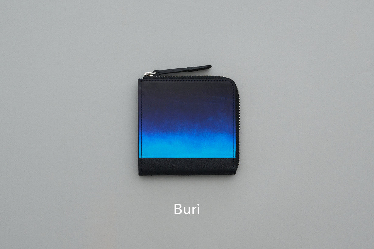 Orizzonte #04 L-zipスクエアウォレット