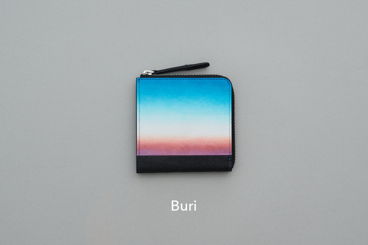 Orizzonte #04 L-zipスクエアウォレット