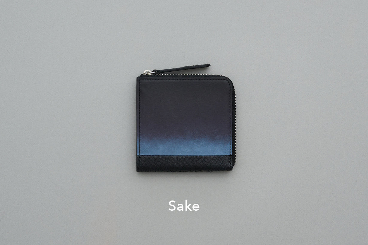 Orizzonte #04 L-zipスクエアウォレット