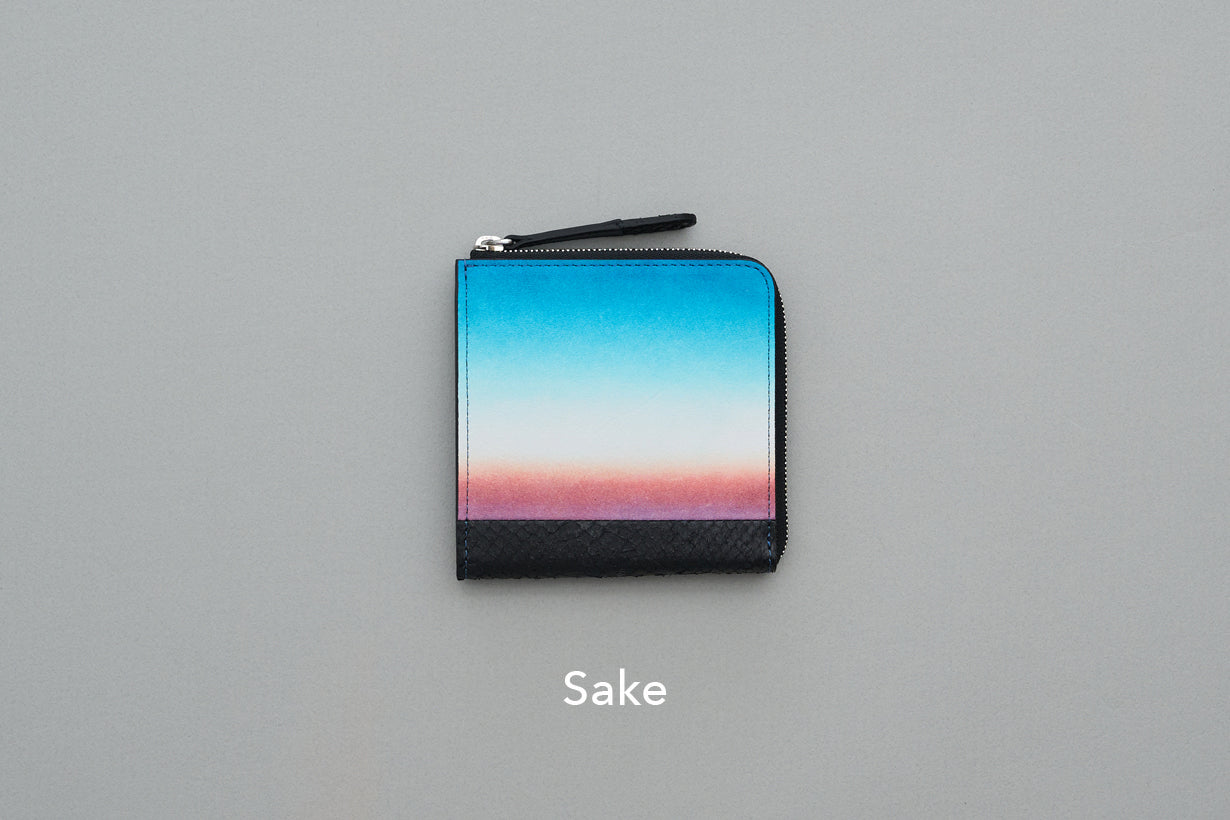 Orizzonte #04 L-zipスクエアウォレット