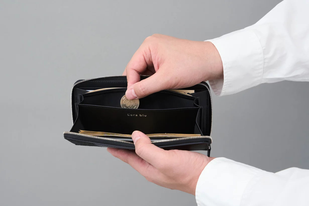 Orizzonte #01 ラウンドファスナーウォレット