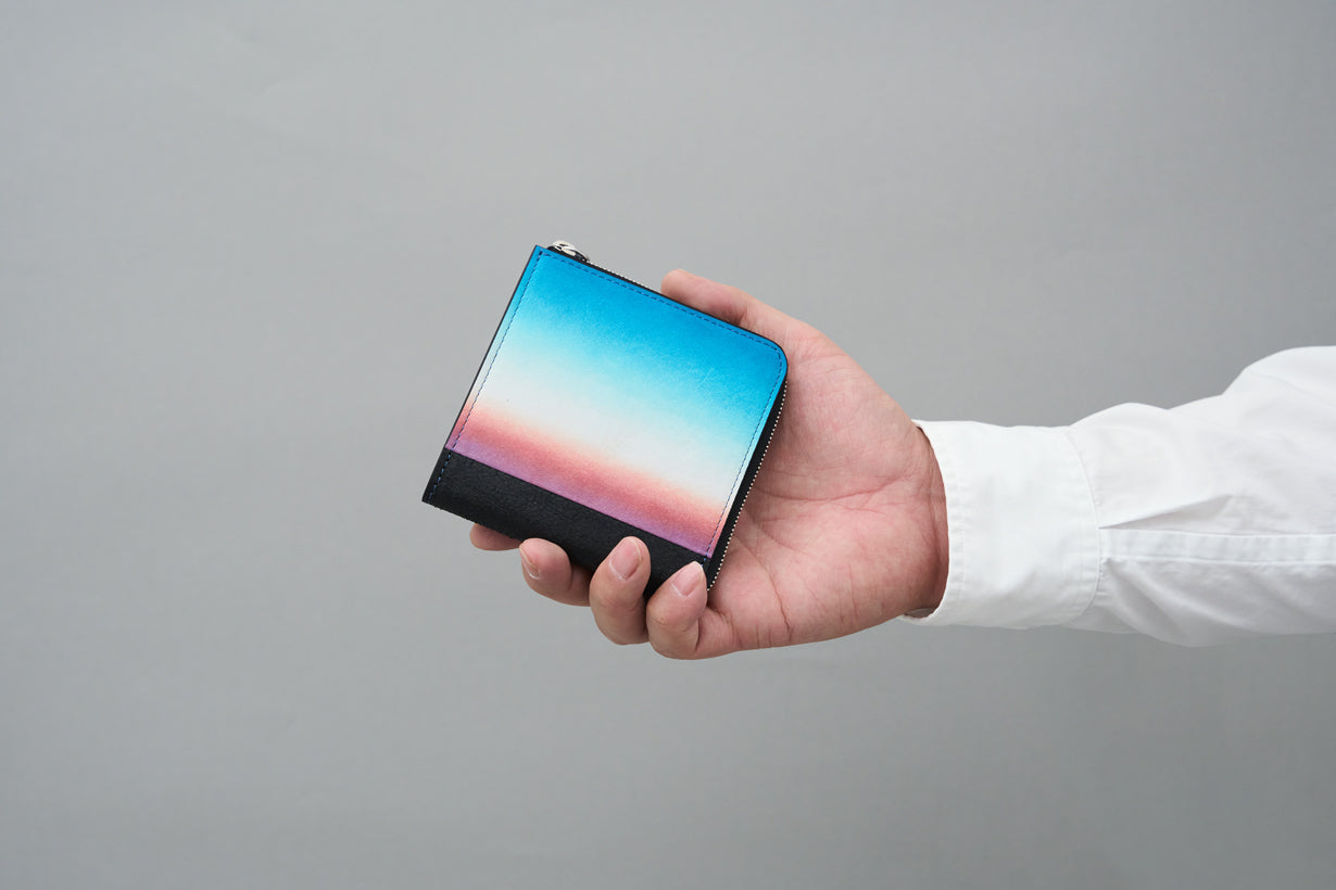 Orizzonte #04 L-zipスクエアウォレット