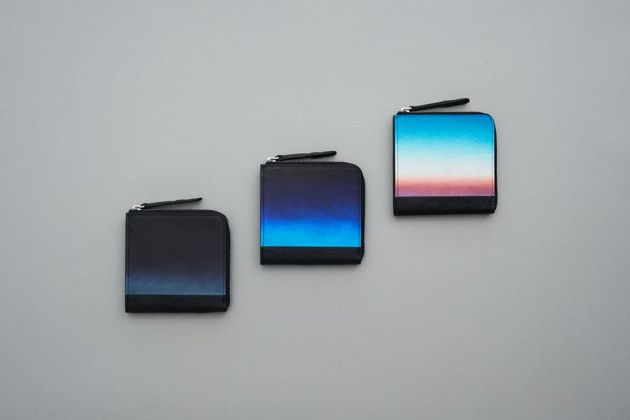 Orizzonte #04 L-zipスクエアウォレット