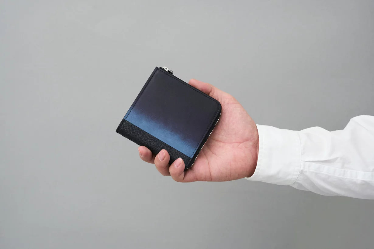 Orizzonte #04 L-zipスクエアウォレット