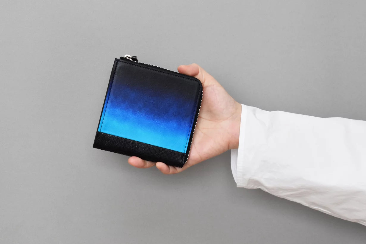 Orizzonte #04 L-zipスクエアウォレット