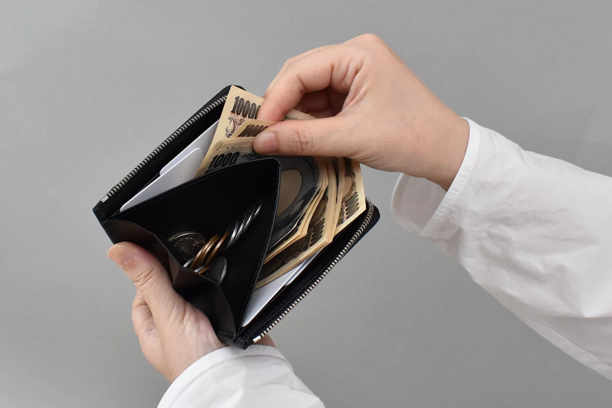 Orizzonte #04 L-zipスクエアウォレット