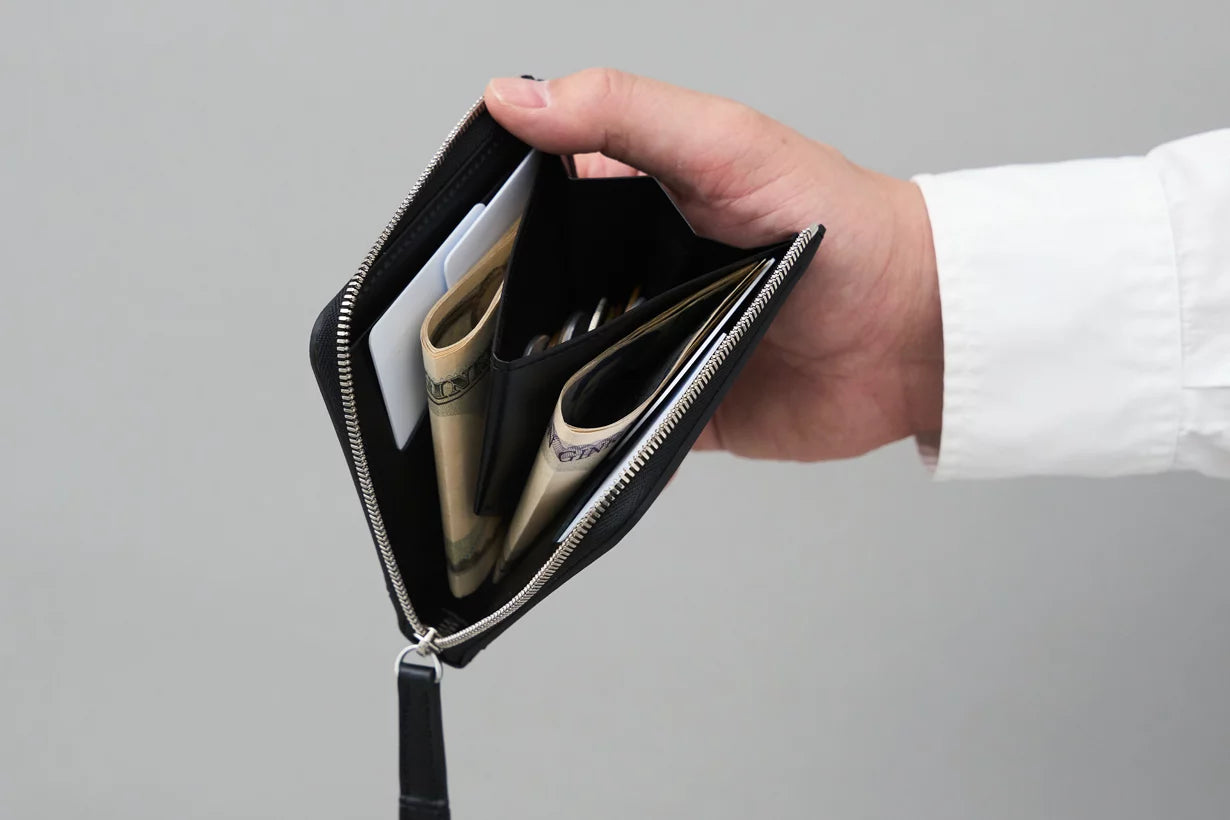 Orizzonte #04 L-zipスクエアウォレット