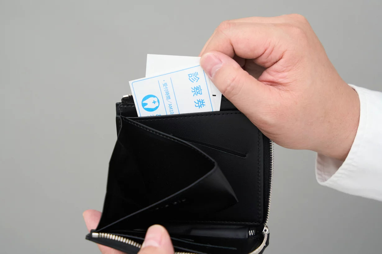 Orizzonte #04 L-zipスクエアウォレット