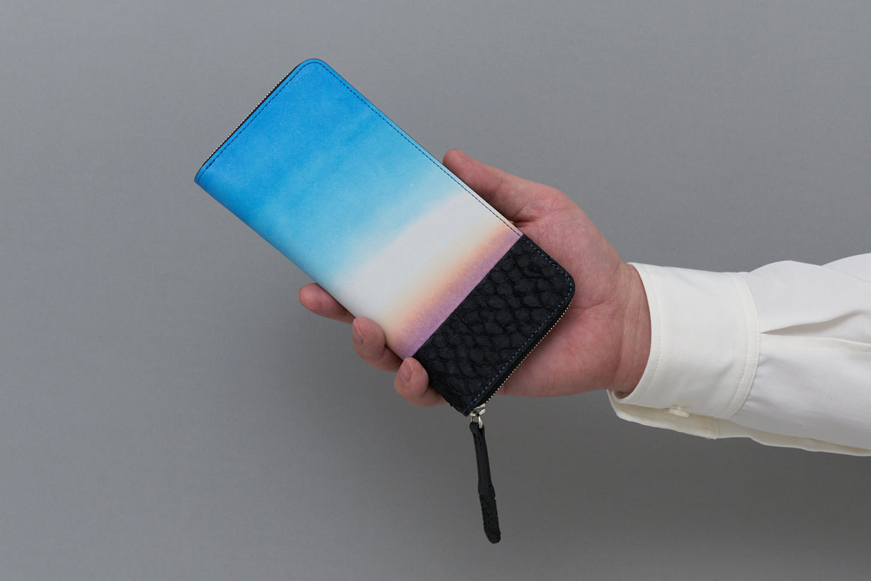 Orizzonte #01 ラウンドファスナーウォレット