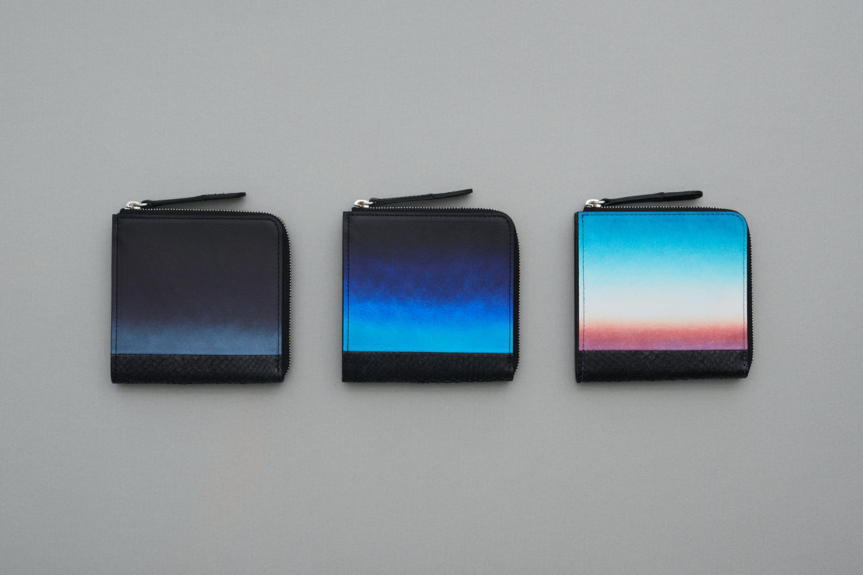 Orizzonte #04 L-zipスクエアウォレット