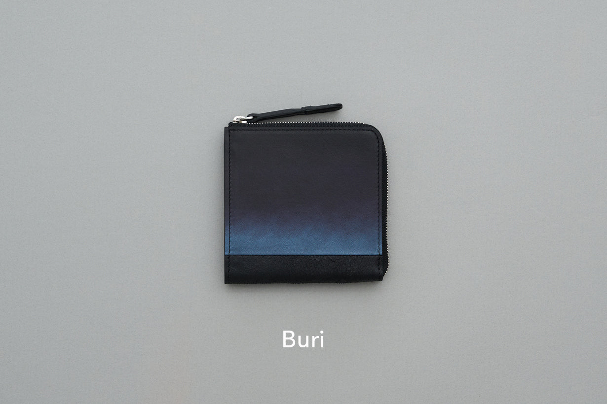 Orizzonte #04 L-zipスクエアウォレット